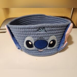 Small Blue Stitch Basket